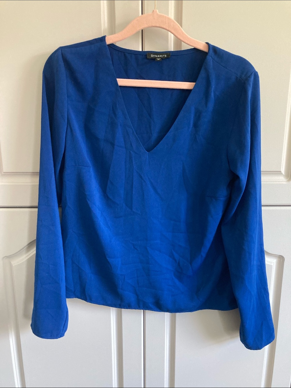 Dynamite Blue Blouse XS